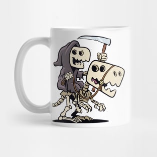 Death on a Dinosaur Mug